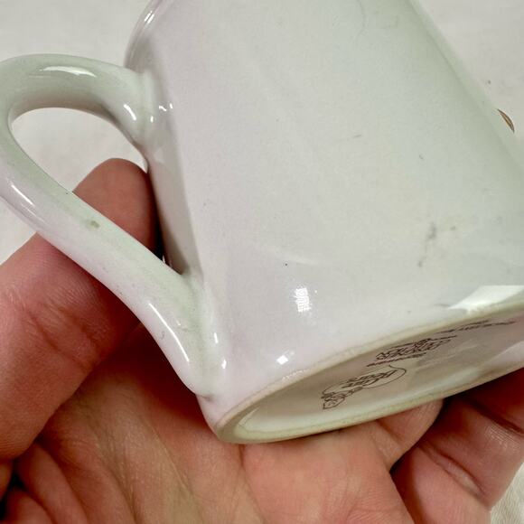 Care Bears VTG 1985 Stoneware Baby 1st Birthday Cup Small Mug Cheer Bear Child - Picture 6 of 10